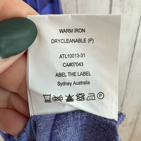 Anthropologie Abel the Label Santa Cruz Floral High Low Maxi Dress  Size XS - Picture 11 of 15